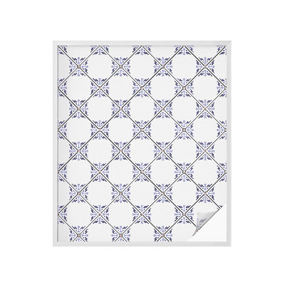 Fólia na okno na ochranu súkromia Geometrické dlaždice