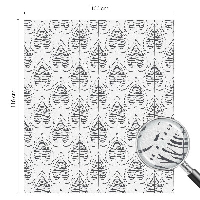 Samolepiaca fólia na sklo Listová elegancia