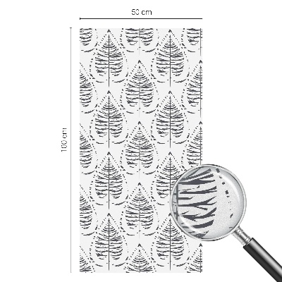 Samolepiaca fólia na sklo Listová elegancia