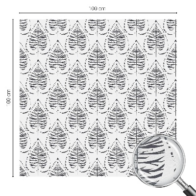 Samolepiaca fólia na sklo Listová elegancia