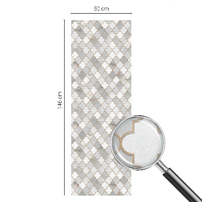 Fólia na okno na ochranu súkromia Geometrická mozaika