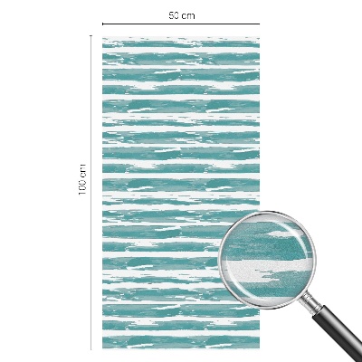 Fólia na okno na ochranu súkromia Zelené pruhy