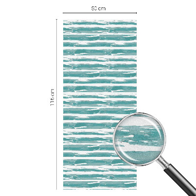 Fólia na okno na ochranu súkromia Zelené pruhy