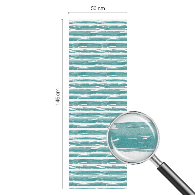 Fólia na okno na ochranu súkromia Zelené pruhy