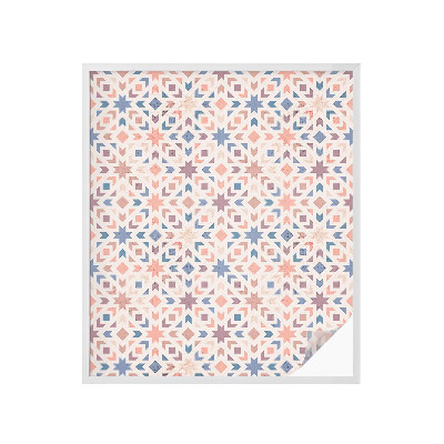 Samolepiaca vitráž na okno a dvere Farebné vzory