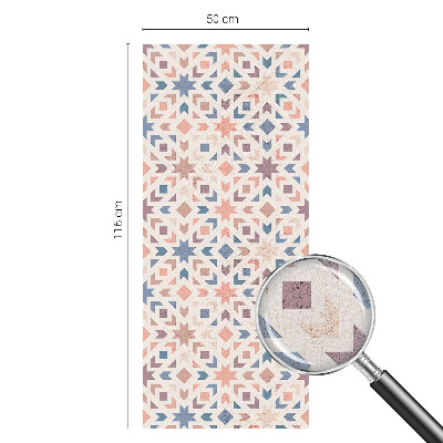 Samolepiaca vitráž na okno a dvere Farebné vzory