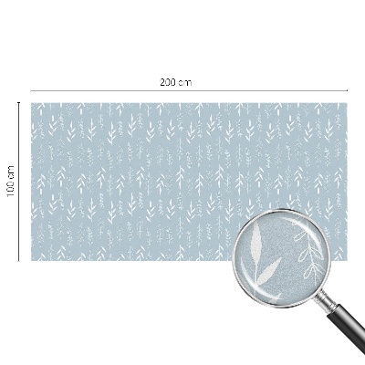 Privátna fólia na okno vitrážová Rastlinný vzor