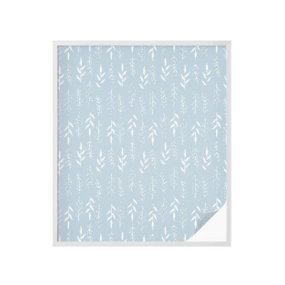 Privátna fólia na okno vitrážová Rastlinný vzor