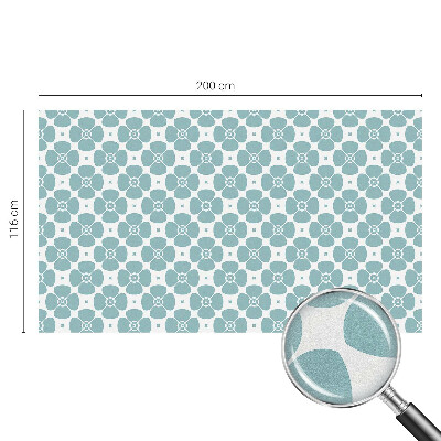 Dekoračná fólia na sklo vitráž Kvetinová symetria