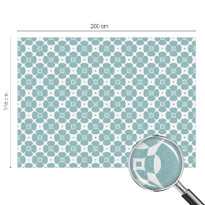 Dekoračná fólia na sklo vitráž Kvetinová symetria