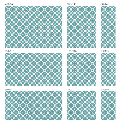 Dekoračná fólia na sklo vitráž Kvetinová symetria