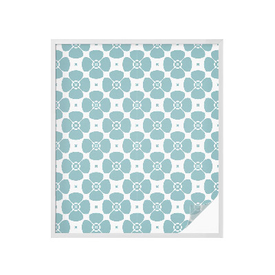 Dekoračná fólia na sklo vitráž Kvetinová symetria