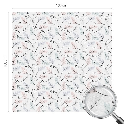 Samolepiaca fólia na sklo Listy rastlín