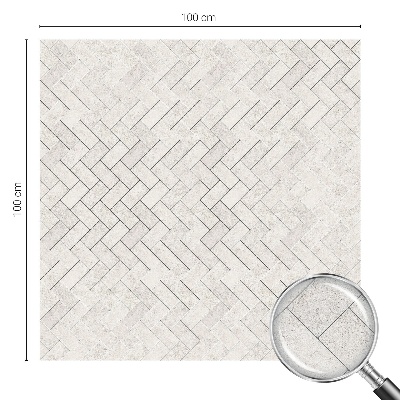 Privátna fólia na okno vitrážová Motív rybej kosti