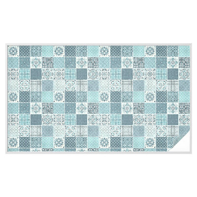 Samolepiaca vitráž na okno a dvere Boho dlaždice