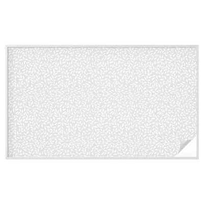 Privátna fólia na okno vitrážová Listový vzor