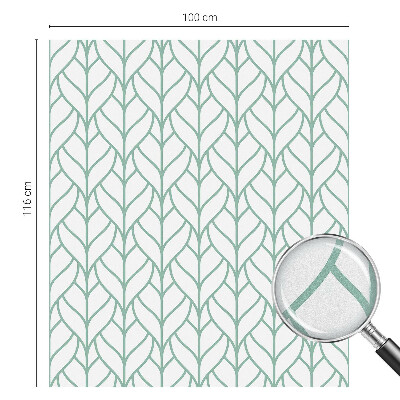 Fólia na okno na ochranu súkromia Symetria rastlín