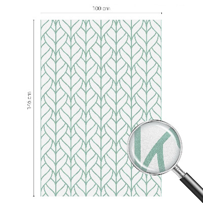 Fólia na okno na ochranu súkromia Symetria rastlín