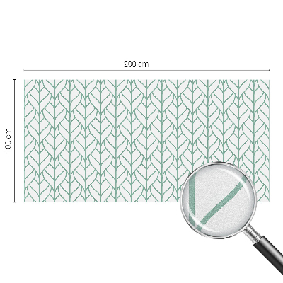 Fólia na okno na ochranu súkromia Symetria rastlín