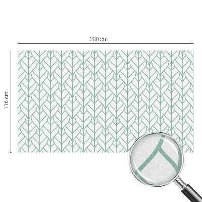 Fólia na okno na ochranu súkromia Symetria rastlín