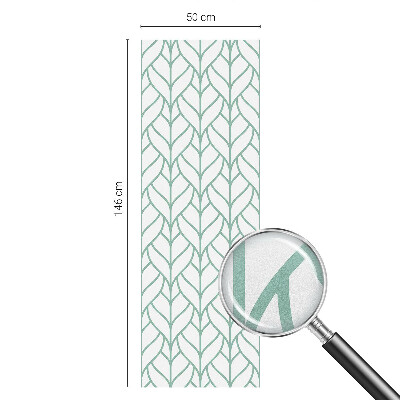 Fólia na okno na ochranu súkromia Symetria rastlín