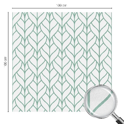 Fólia na okno na ochranu súkromia Symetria rastlín