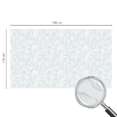 Fólia na okno na ochranu súkromia Éterické listy