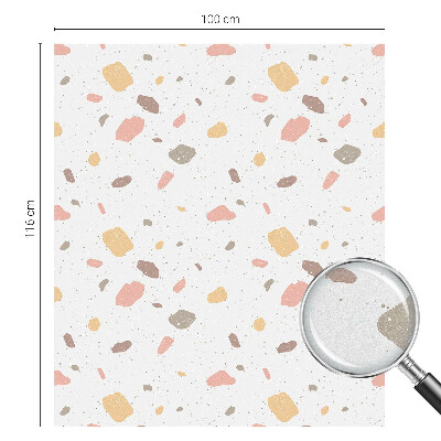 Dekoračná fólia na sklo vitráž Abstraktné terazzo