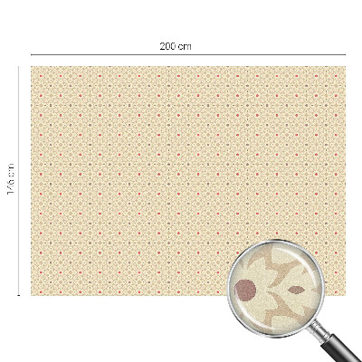 Samolepiaca vitráž na okno a dvere Kvetinové vzory
