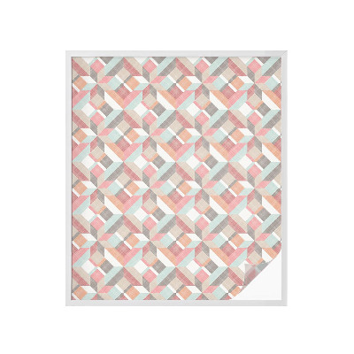 Dekoračná fólia na sklo vitráž Geometrické kosoštvorce