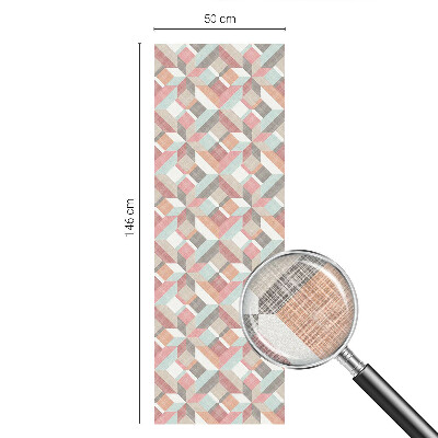 Dekoračná fólia na sklo vitráž Geometrické kosoštvorce