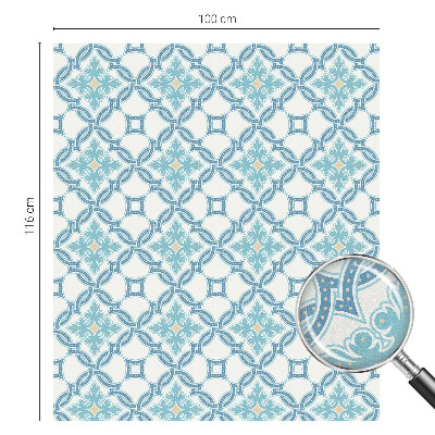 Samolepiaca vitráž na okno a dvere Klasická symetria