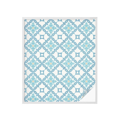 Samolepiaca vitráž na okno a dvere Klasická symetria