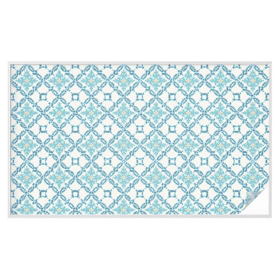 Samolepiaca vitráž na okno a dvere Klasická symetria