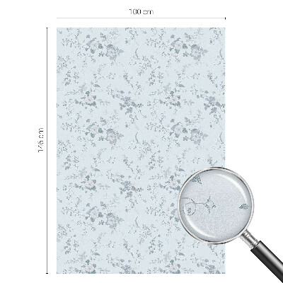 Dekoračná fólia na sklo vitráž Jemné kvety