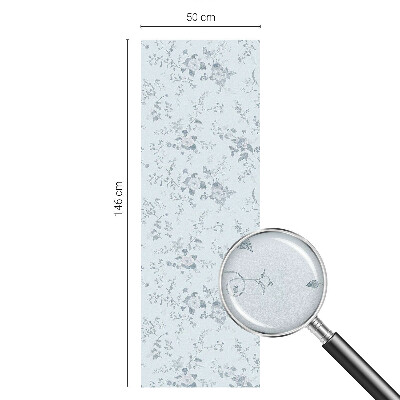 Dekoračná fólia na sklo vitráž Jemné kvety