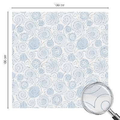 Fólia na okno na ochranu súkromia Špirálové vzory