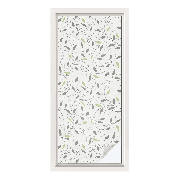 Samolepiaca fólia na sklo Listy výhonkov