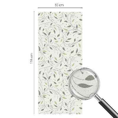 Samolepiaca fólia na sklo Listy výhonkov