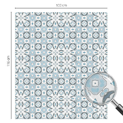 Privátna fólia na okno vitrážová Geometrické vzory