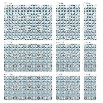 Privátna fólia na okno vitrážová Geometrické vzory