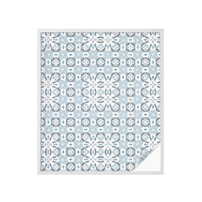 Privátna fólia na okno vitrážová Geometrické vzory