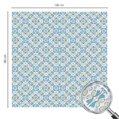 Samolepiaca vitráž na okno a dvere Geometrické rozety