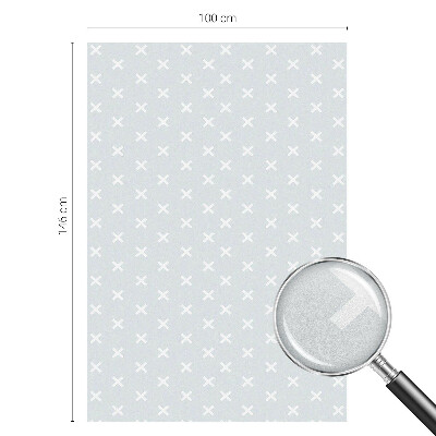 Fólia na okno na ochranu súkromia Jemné kríže