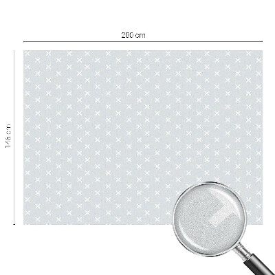 Fólia na okno na ochranu súkromia Jemné kríže