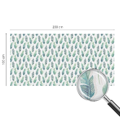 Privátna fólia na okno vitrážová Tropické listy