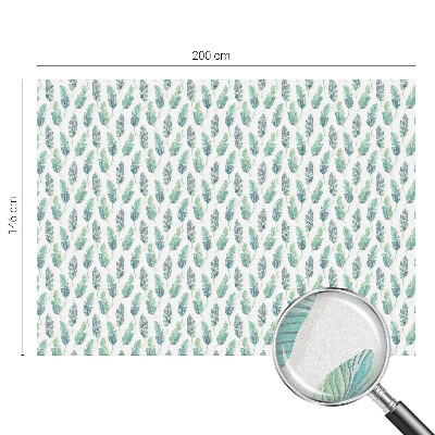 Privátna fólia na okno vitrážová Tropické listy