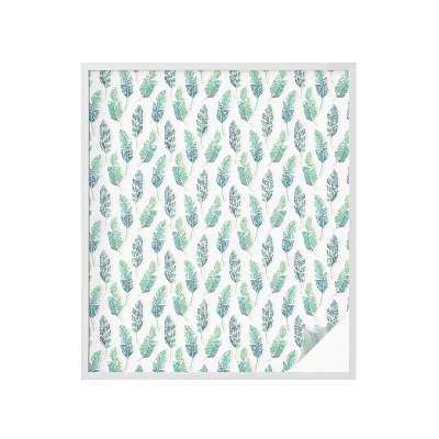 Privátna fólia na okno vitrážová Tropické listy