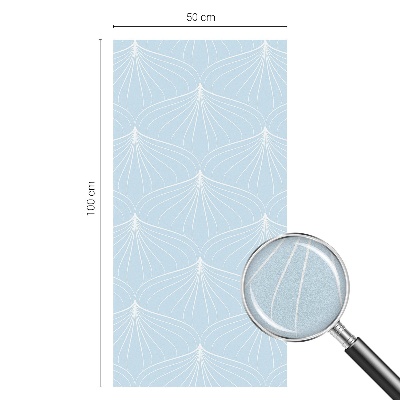 Samolepiaca vitráž na okno a dvere Harmonické fanúšikov