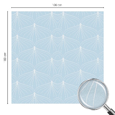 Samolepiaca vitráž na okno a dvere Harmonické fanúšikov